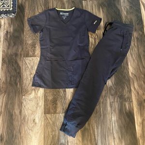 greys anatomy grey scrubs size xxs